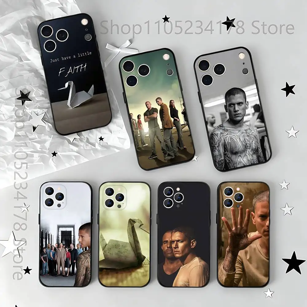 

P-Prison Break TV Series For iPhone 12,16,13,14,15,17,11,Pro,Max,Plus,E,Air,Mini TPU Soft to Skin-friendly phone case
