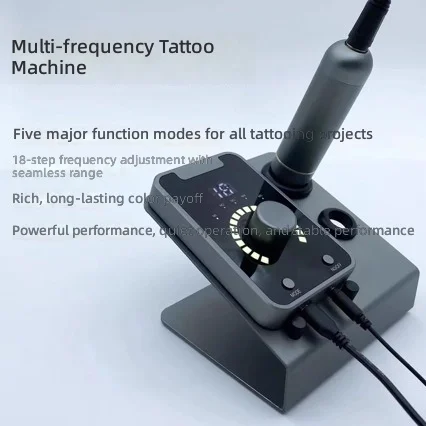 Professional Permanent Makeup Machine, Rotary Tattoo Pen for Eyebrow Lip Liner, All-in-One Disposable Cartridge Device