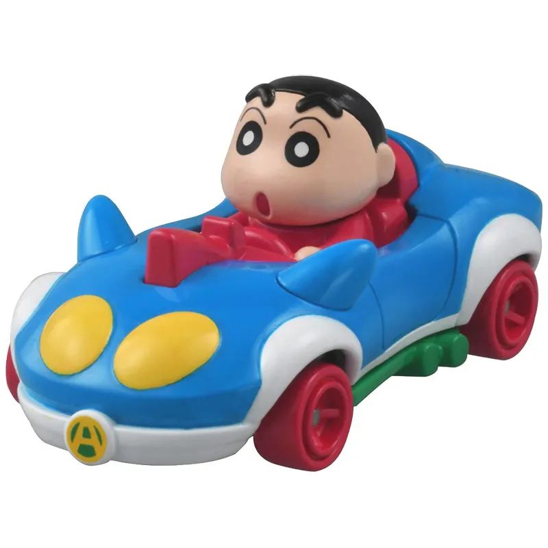 

Original TAKARA TOMY Dream Tomica No.169 Crayon Shin-chan Nohara Shinnosuke Action Kamen Diecast Alloy Model Car Collectible Gif