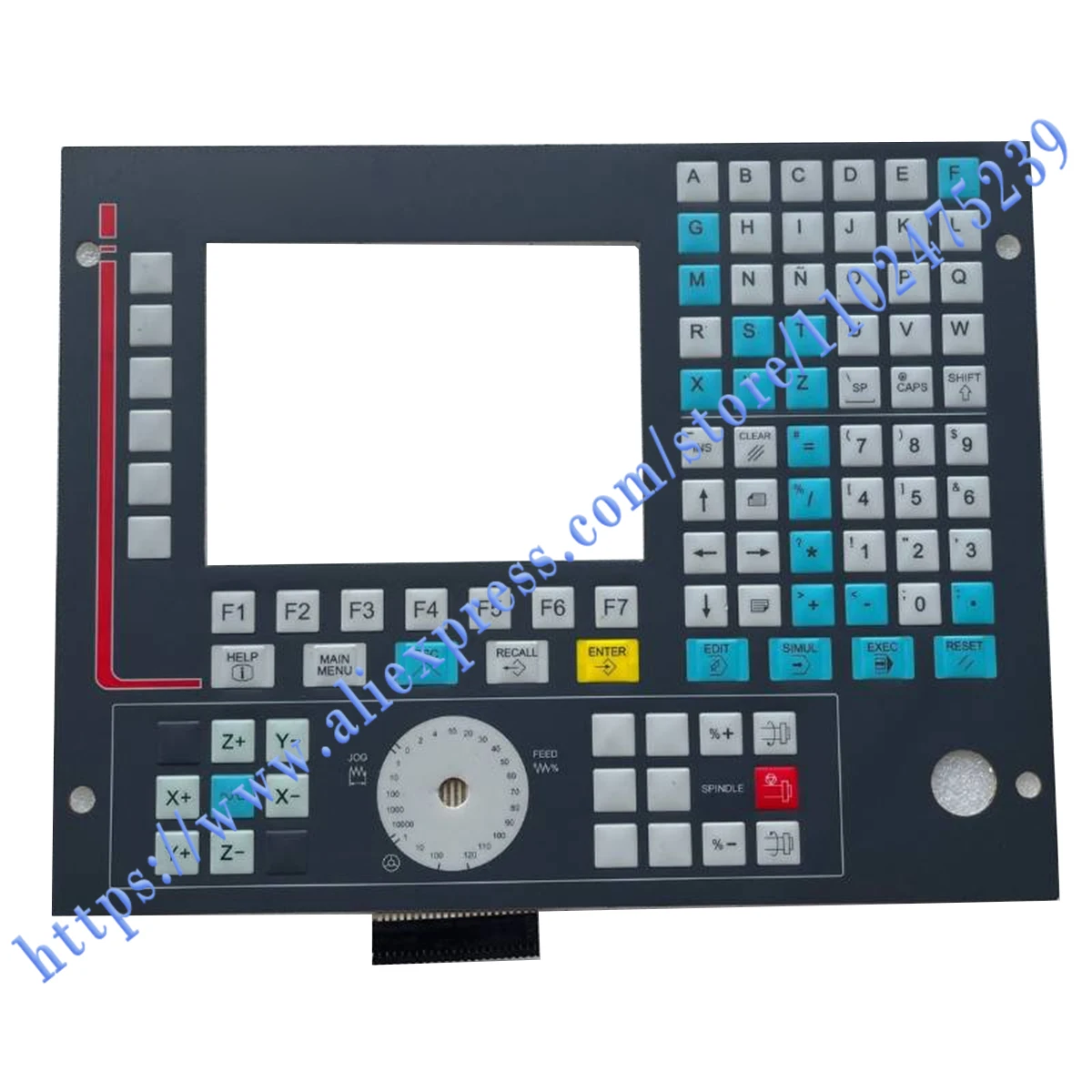 

CNC 8035-M-COL-R-2 Key film Brand New Oiginal, One Year Warranty，Take Photos On Site