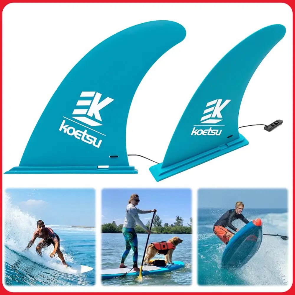 Image of Paddleboard-Finne, Stand-Up-Paddleboard-Ersatzflosse, Werkzeuglose Installation, Einzelne Mittelflosse für Paddleboard und Longboard