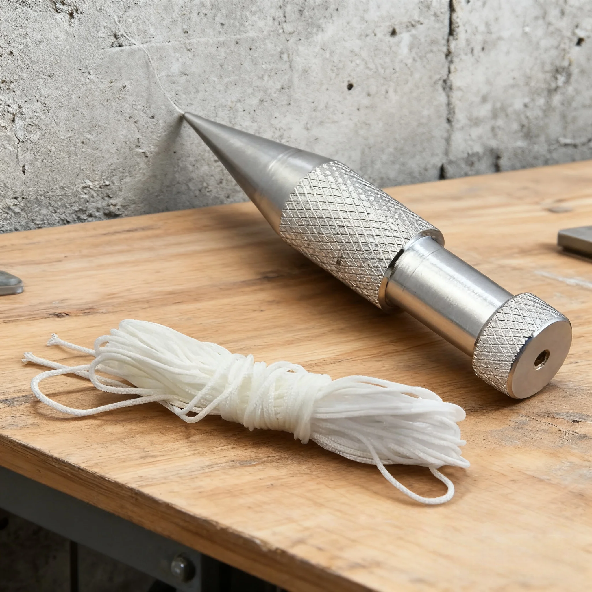 Kit de martelo de medição de construção, 2 peças, pingente de fio galvanizado com estilingue, ferramentas duráveis de medição de construção vertical de alta precisão