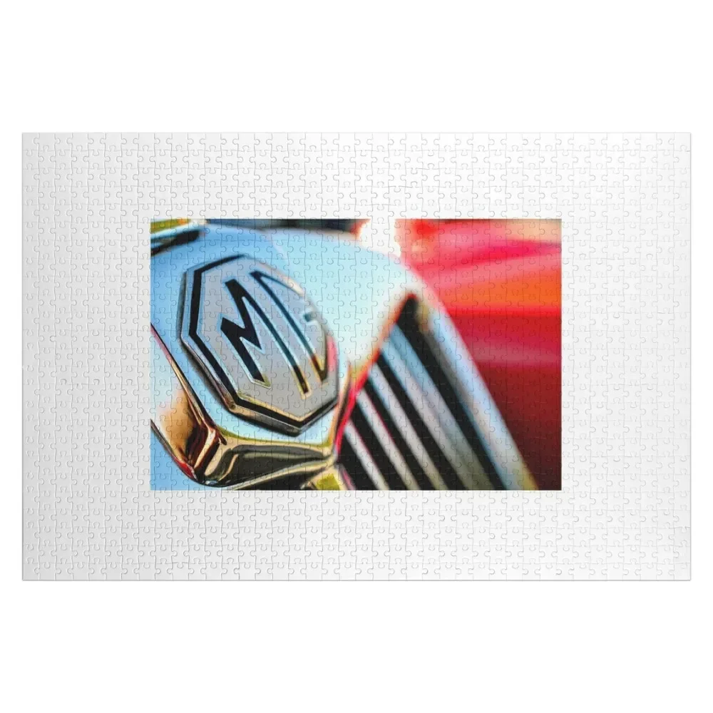 MG Sports Motor Car Jigsaw Puzzle Personalized For Kids Picture Custom Name Child Toy Puzzle