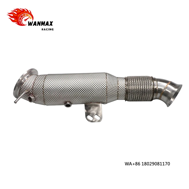 

Высокопроизводительный даунпайп для G05 X5 40i - нержавеющая сталь 304, улучшенная выхлопная система для двигателя B58