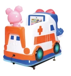 Wholesale Children Ride on toys Swing car kids' swing car Coin-operated Electric Cartoon Bus Swinger Kiddy Rides Coin Operated