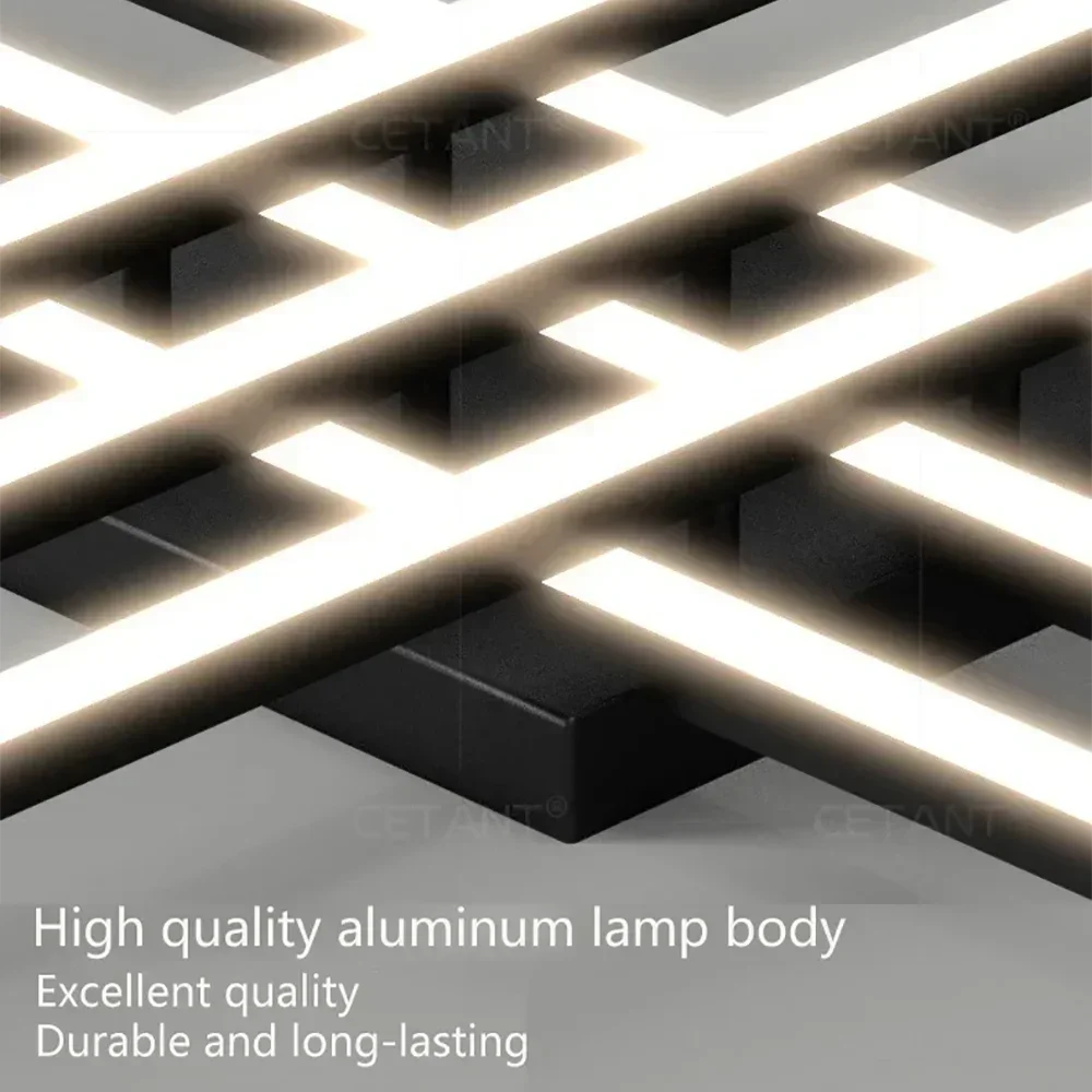 LED Ceiling Light Minimalist Long Line Adjustable 30/40/50cm Indoor Lighting for Bedroom Living Room Hotel Study Illumination