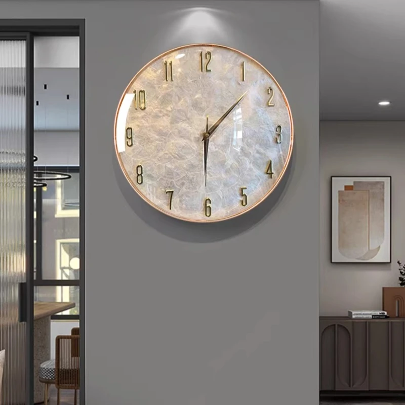 Modern Minimalism wall clock home decor items Dining Room Bedroom Wall clock High end luxury design orologio da parete furniture