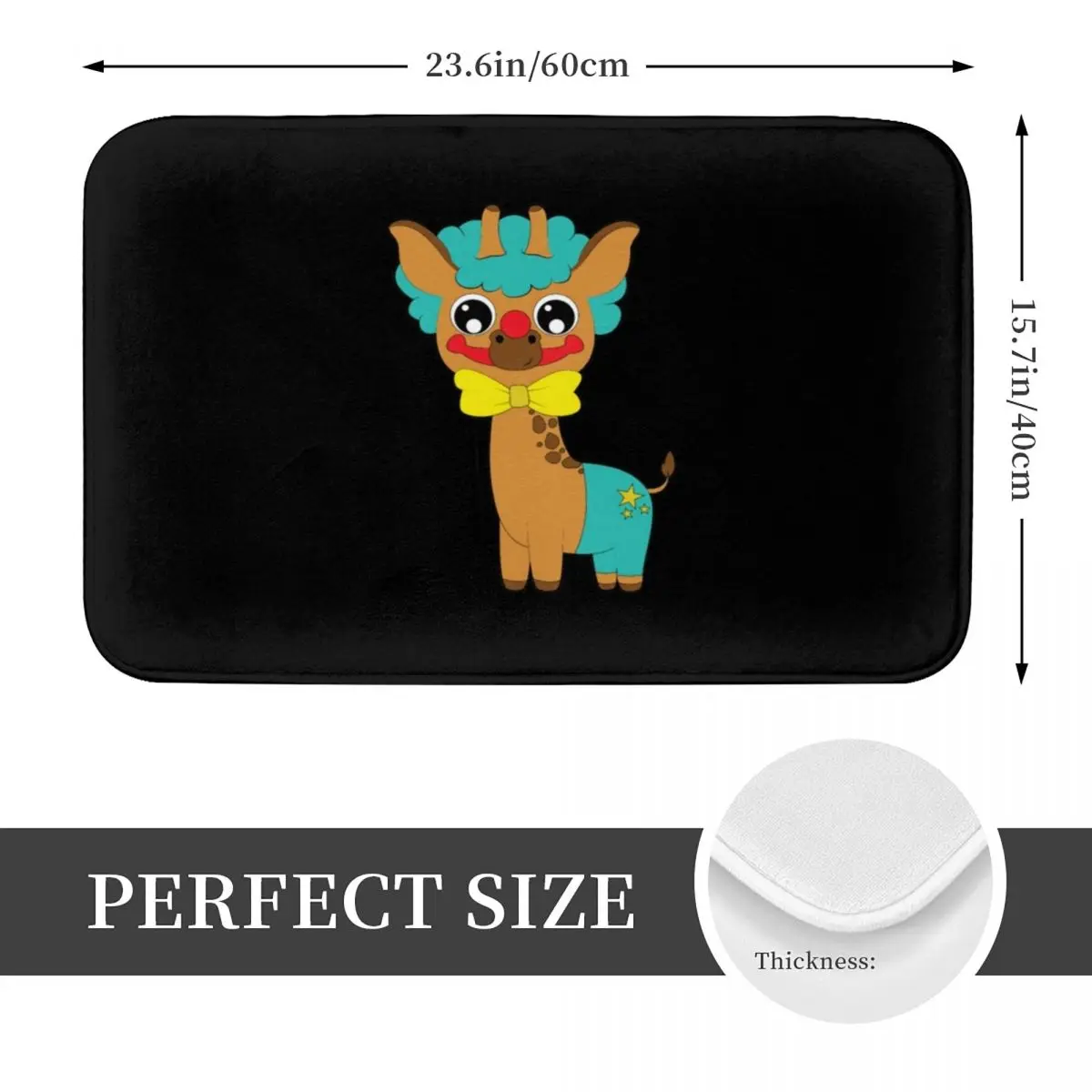 Giraffe Doormat Kitchen Entrance Home Floor Mat Anti-slip Carpet Rug for Living room Footpad Mats