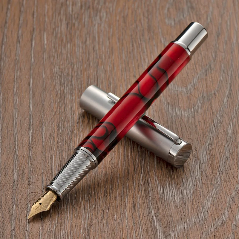 Huashi Lai Metal 26 Da Ming Sharp Pen, High End Acrylic Pen Holder, Calligraphy Practice, Men's and Women's Business