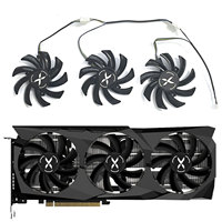 3 x FDC10H12S9-C DC 12V 0.35A 85mm 4-pin XFX RX 6700XT GPU fans for XFX Speeder SWFT 309 Radeon RX 6700 XT 12GO graphics fans