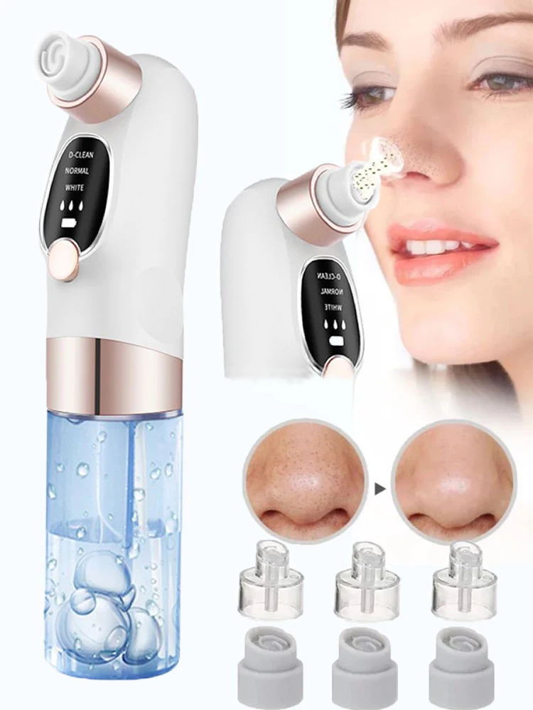 AliExpress BXA Blackhead Remover Pore Vacuum Face Cleaner Electric Pimple Acne Black Head Removal USB Rechargeable Water Cycle Black Dot Remove