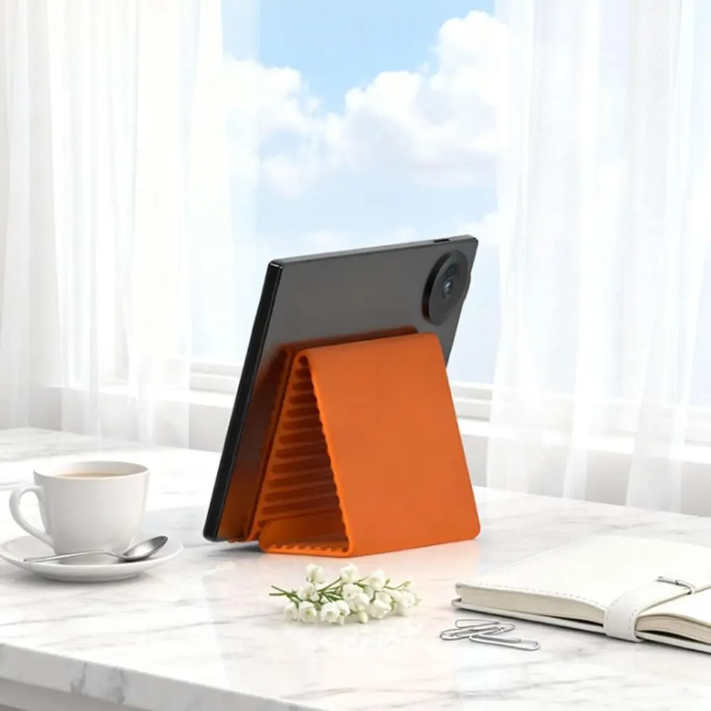 

Gifts Flexible Foldable Silicone Phone Holder Adjustable Portable Aluminum Phone Stand Non-Slip Desk Stand for Phone Tablet