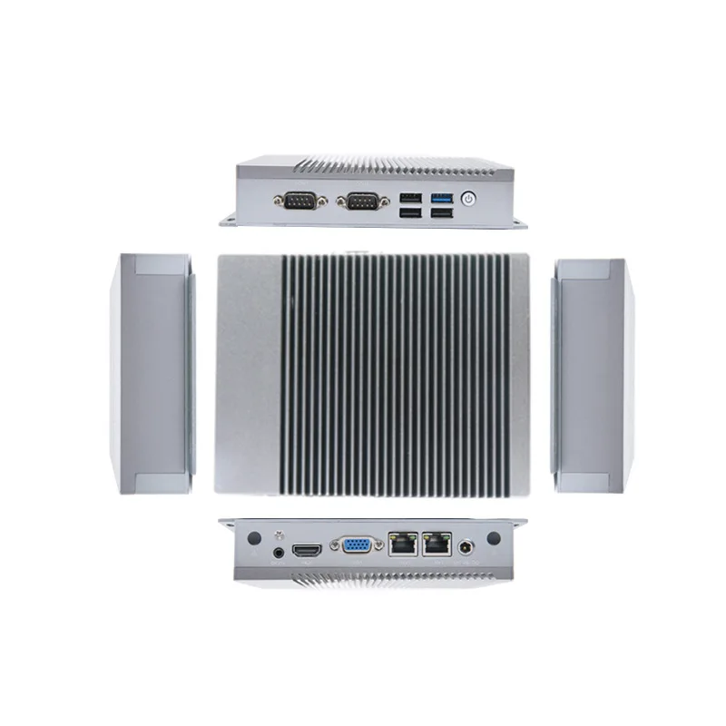 

Embedded Fanless Industrial Micro Dual Network Dual String RS232/485 BOX Server Mini Computer Host