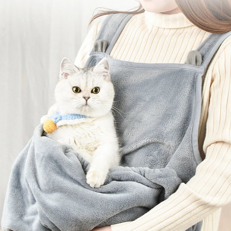 

Pet Clothing Cat-Holding Clothing Cat-Holding Non-Hair Apron Cats Warm Comfortable Carrier for Cat Backpack Transport for Cats