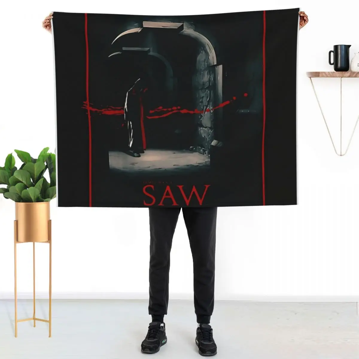 Saw 2004 Movie - Throw Blanket Beautifuls cosplay anime Moving Softest Retros christmas decoration Blankets