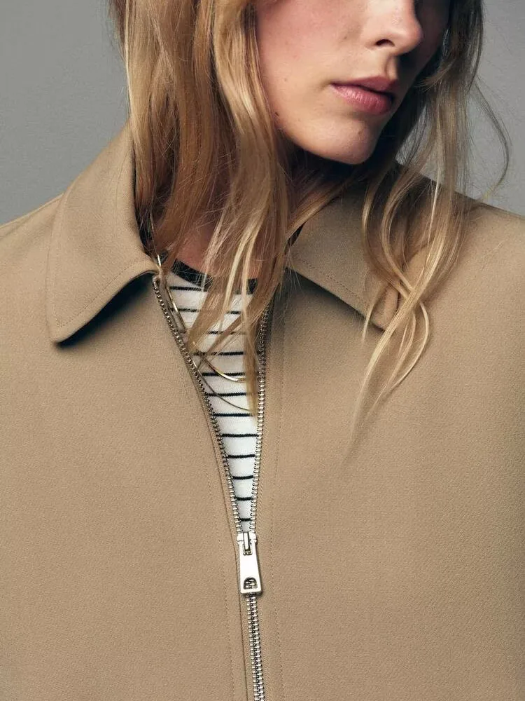 ملابس خارجية منتفخة بسحّاب من Faionable للنساء وصل حديثًا لخريف 2025 زي عرقي ملابس أداء المسرح #2