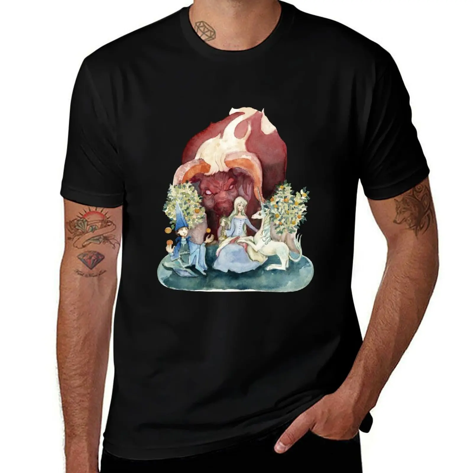 The Last Unicorn Medieval T-Shirt funny t shirts man T-Shirt