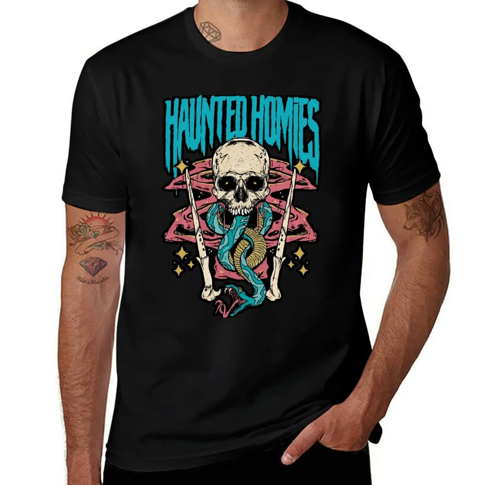 

Haunted Homies Merch MUSEUM T-Shirt customs design your own plus sizes custom shirt graphic t shirts mens white t shirts