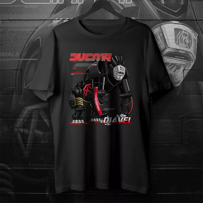 

Ducat| Diavel 1200 Motorcycle T-Shirt for Riders 00000337#A1 men women summer tee cotton tshirts
