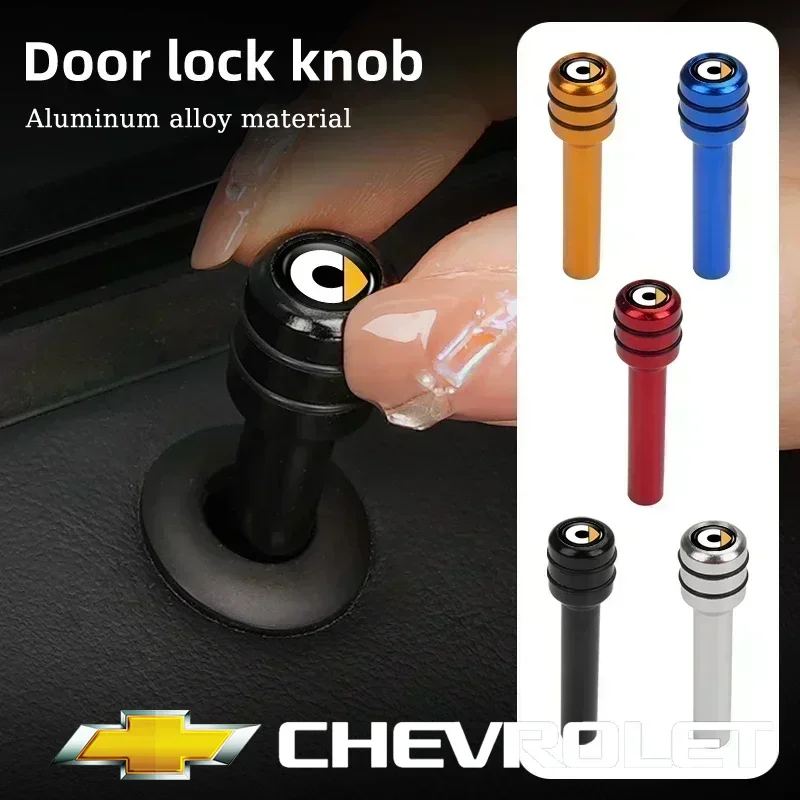 Pernos de Bloqueo de Puerta de Aleación para Automóvil, Perilla de Tornillo para Smart Fortwo 451 450 453 EQ Forfour Coupe Cabrio Crossblade ROADSTER