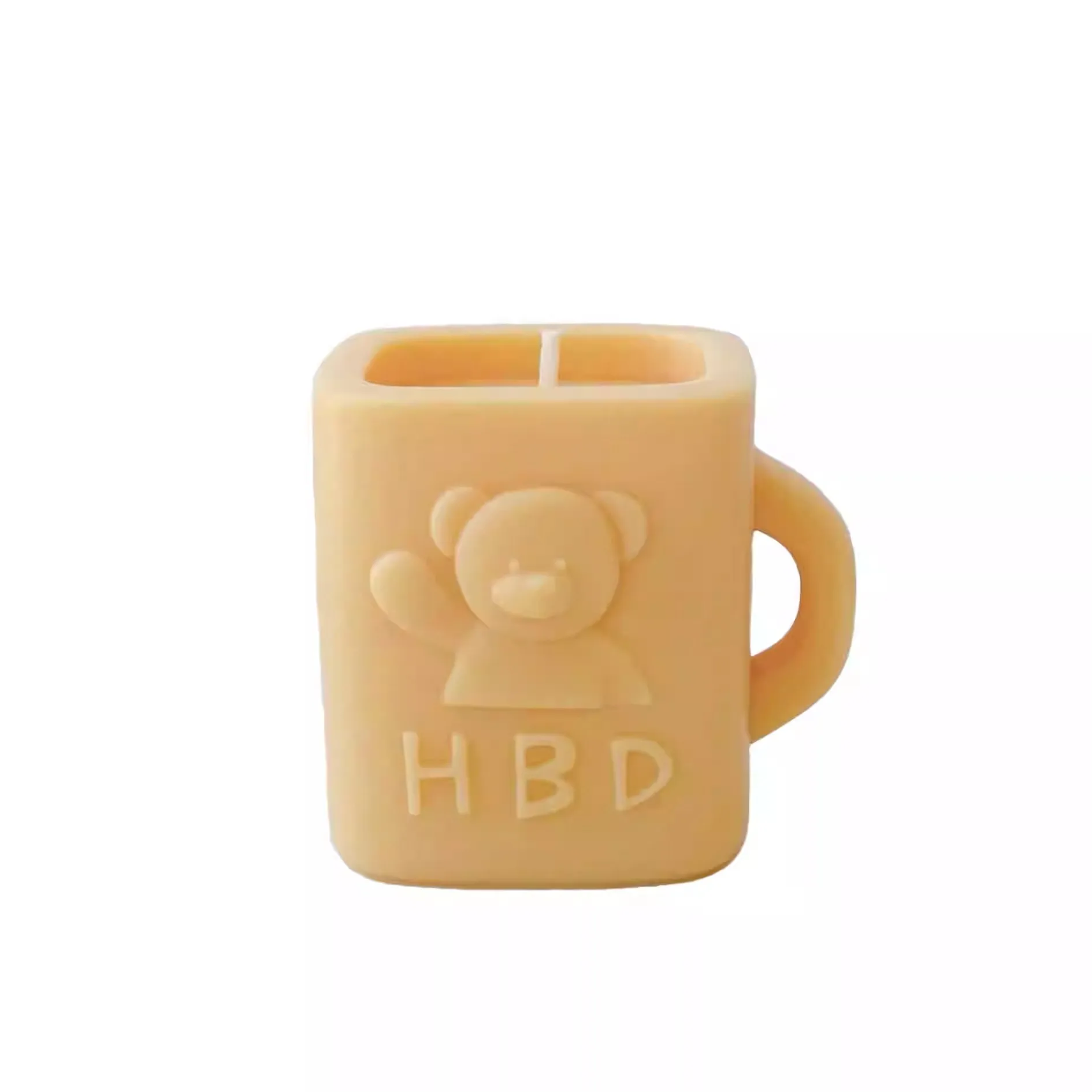 

Bear cup silicone mold DIY candle mold for candle making