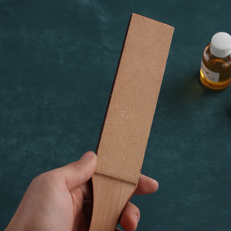 New Leather Article Polishing Fixed Angle Sharpener Tool Leather Set Honing Strop Cutter Cowhide Polish Belt Grinding Sharpening