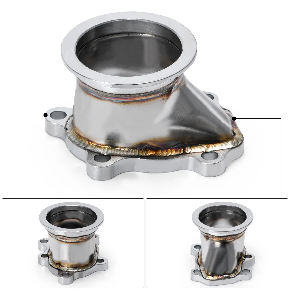 VR RACING- Stainless Steel Adapter for T25 T28 GT25 GT28 2.5