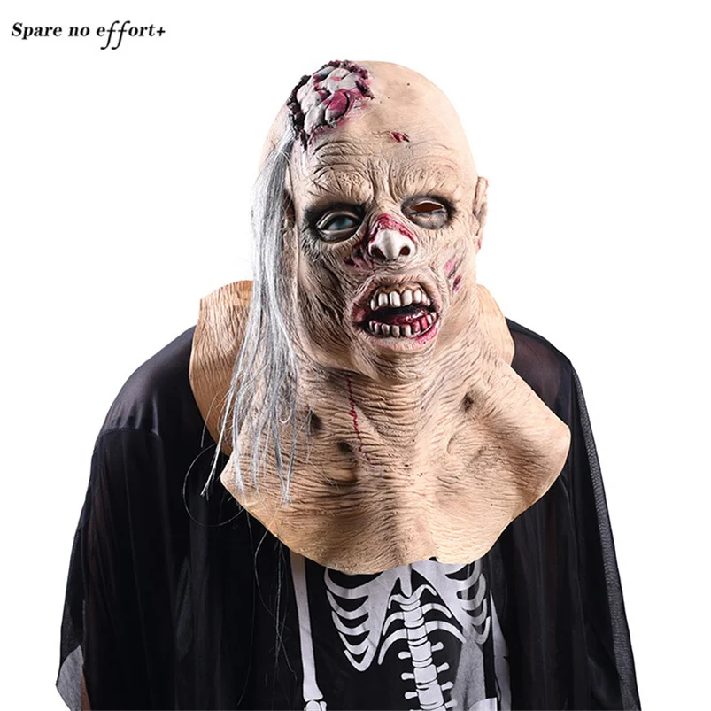 Frighten Rot Halloween Mask mascara hallowen Creepy Halloween Party Props Halloween Scary Mask Zombie Mask mascaras de terror