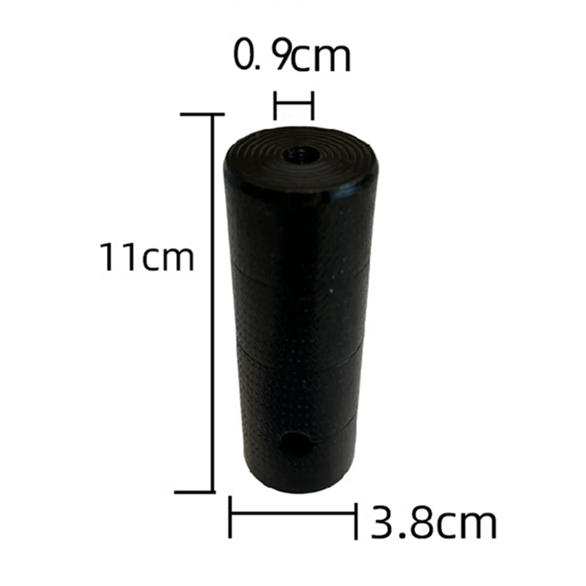 A71P 자전거 후방 페달 튜브 자전거 유인 후방 풋 페달 페달 로드 블랙 50 두꺼운