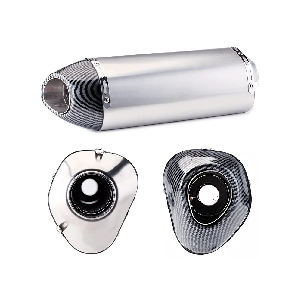 Universal Motorcycle Exhaust Muffler Tube, Corrida R77, MT07, MT09, z900, z400, ninja400, gsx250, gsx750，51mm