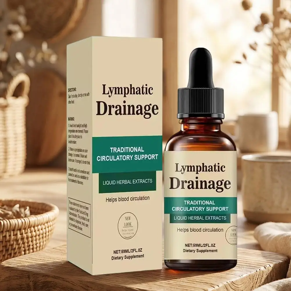 Lymphdrainage-Tropfen Premium Natürliches Pflanzenserum Ampulle für Lymphdrainage, Toxinreduzierung, Verbesserung von Schwellungen Tägliche Pflege – Detail 2