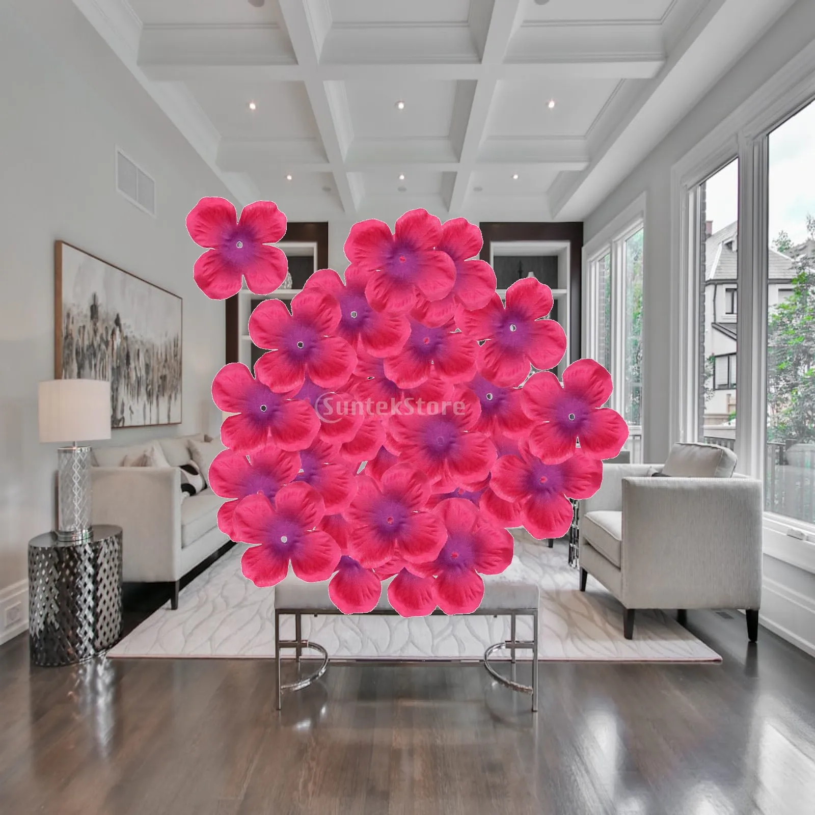 

500 Pieces Artificial Flower Petals Silk Garland for Wedding Favors Bridal Shower Birthday Table Decoration