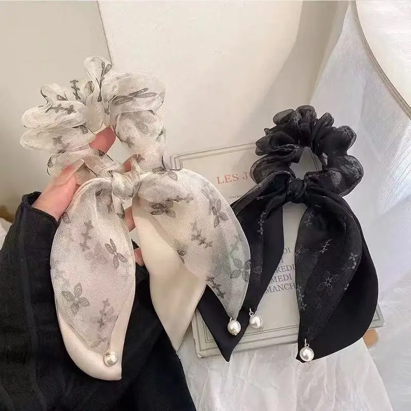 1Pc Korean Mesh Bow… - image