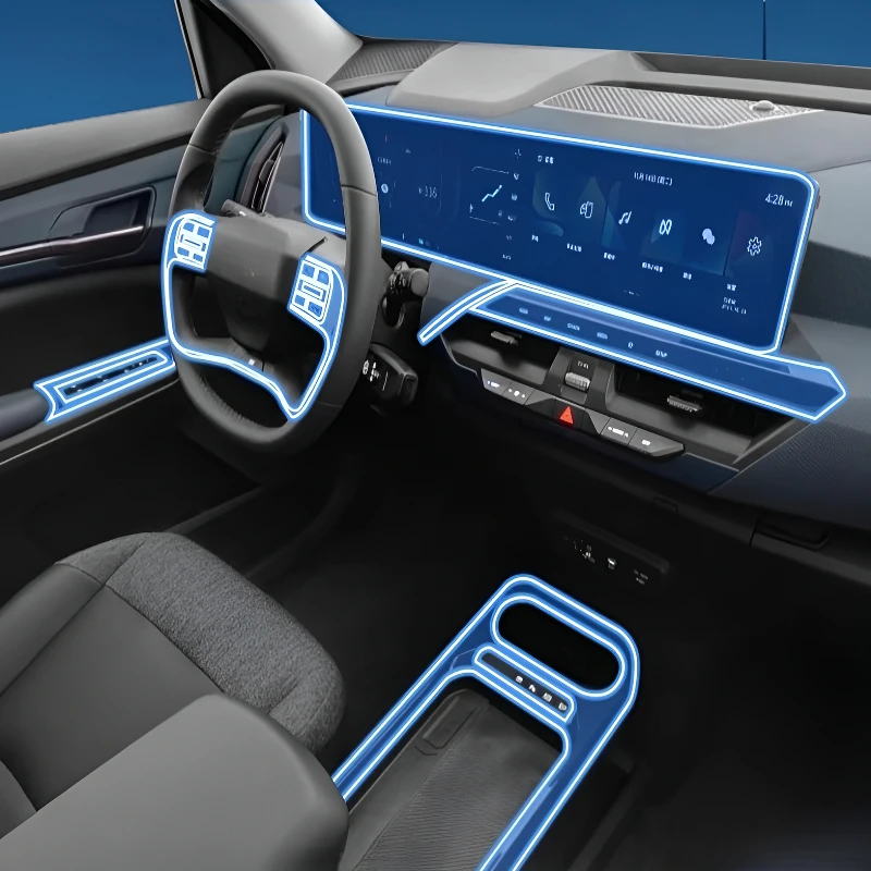 For Kia EV5 2024 Dashboard Multimedia Navigation Transparent Anti-Scratch Protection Film Modification