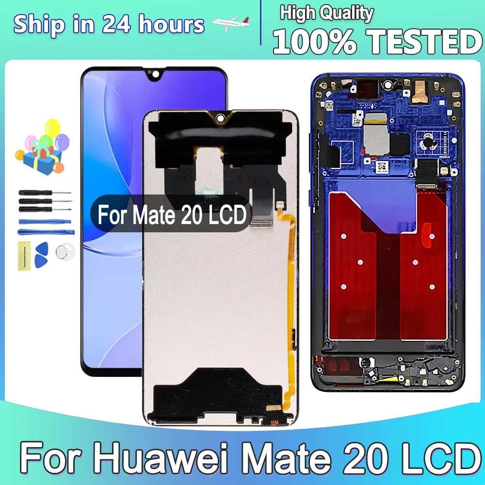 

TFT For Huawei Mate 20 LCD Display Touch Screen Digitizer Assembly For Mate 20 HMA-L29 HMA-L09 HMA-LX9 Replacement