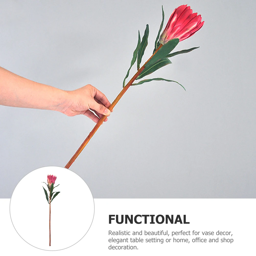 

Simulation Flower Artificial Princess Stem Branch PVC Elegant Wedding Party Home Decor Rustic Farmhouse Style Faux Flower