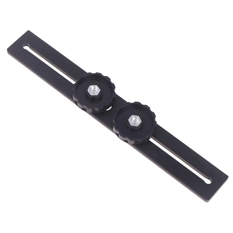 Dual Slot Camera Mount Tripod, 1/4" Screw Extension Bracket for DSLR, Microphone and LED light
