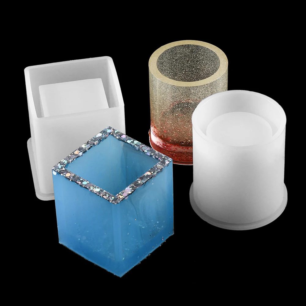 

1 шт., держатель для ручки, хрустальные силиконовые литые формы, наборы, смешанные стильные формы для эпоксидной смолы, для самостоятельного ...