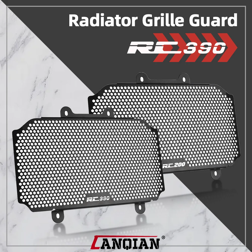 

Motorcycle Accessories CNC Radiator Grille Guard Cover FOR RC 125 200 390 2014-2021 Radiator Guard Protector RC125 RC200 RC390