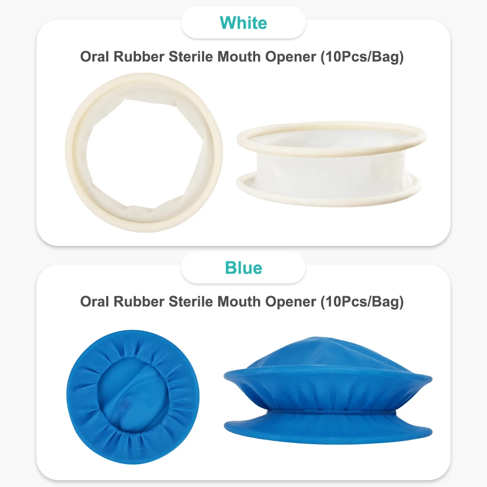 5Pcs Dental Disposable Rubber Sterile Mouth Opener Oral Cheek Expander Retractor Rubber Retractor Rubber Barrier Dentistry