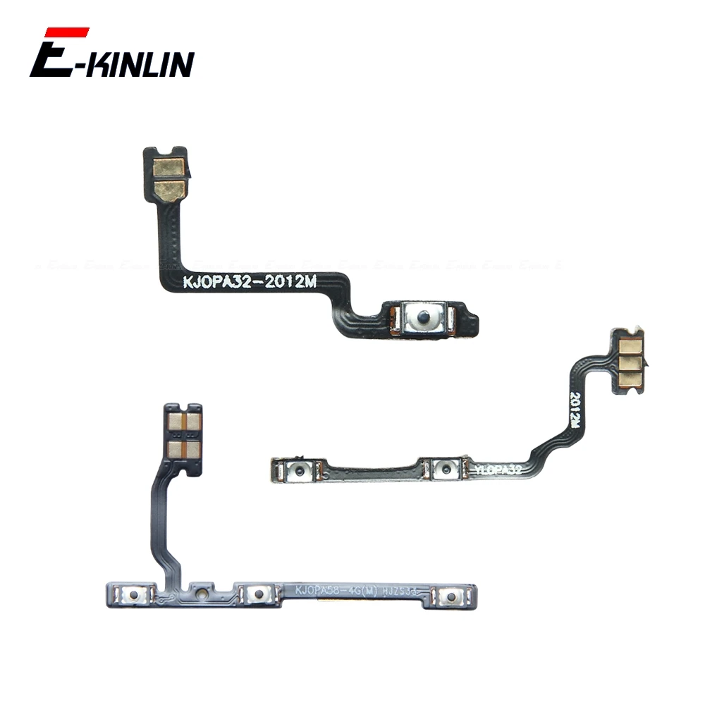 Volume Button Power Switch On Off Key Ribbon Flex Cable For OPPO A53 A57 A57s A58 A59 5G 4G 2020 2022 Replacement Parts