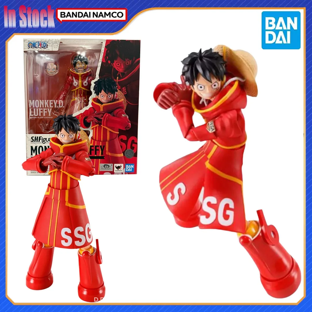 

Подлинная Bandai, оригинальная цельная фигурка SHF Luffy Future Island, наборы моделей, подарок для детей, подлинная модель аниме