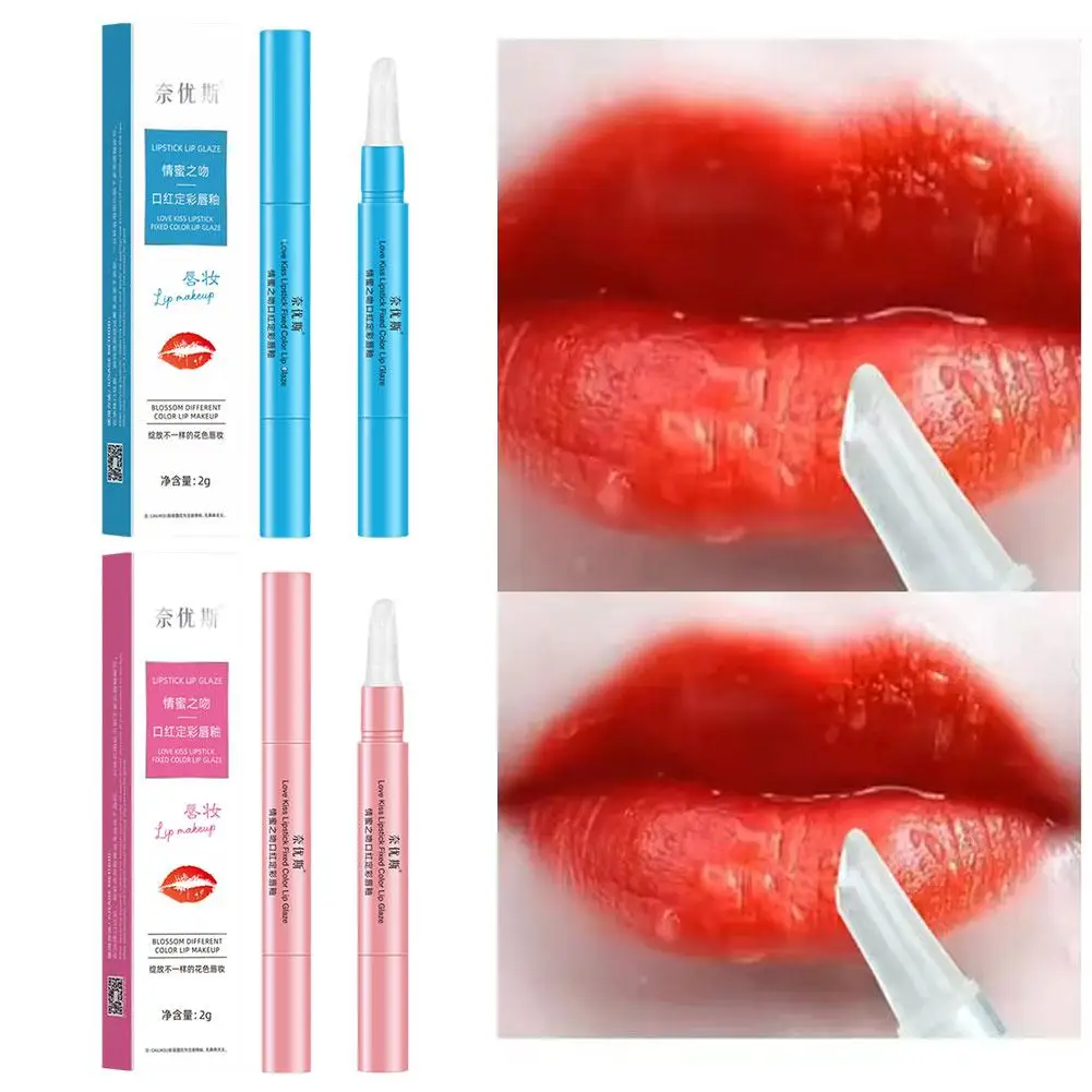 Lápiz labial mate de terciopelo resistente al agua para mujer, Cosméticos líquidos antiadherentes largos, brillo de labios duradero, maquillaje de labios T2J8