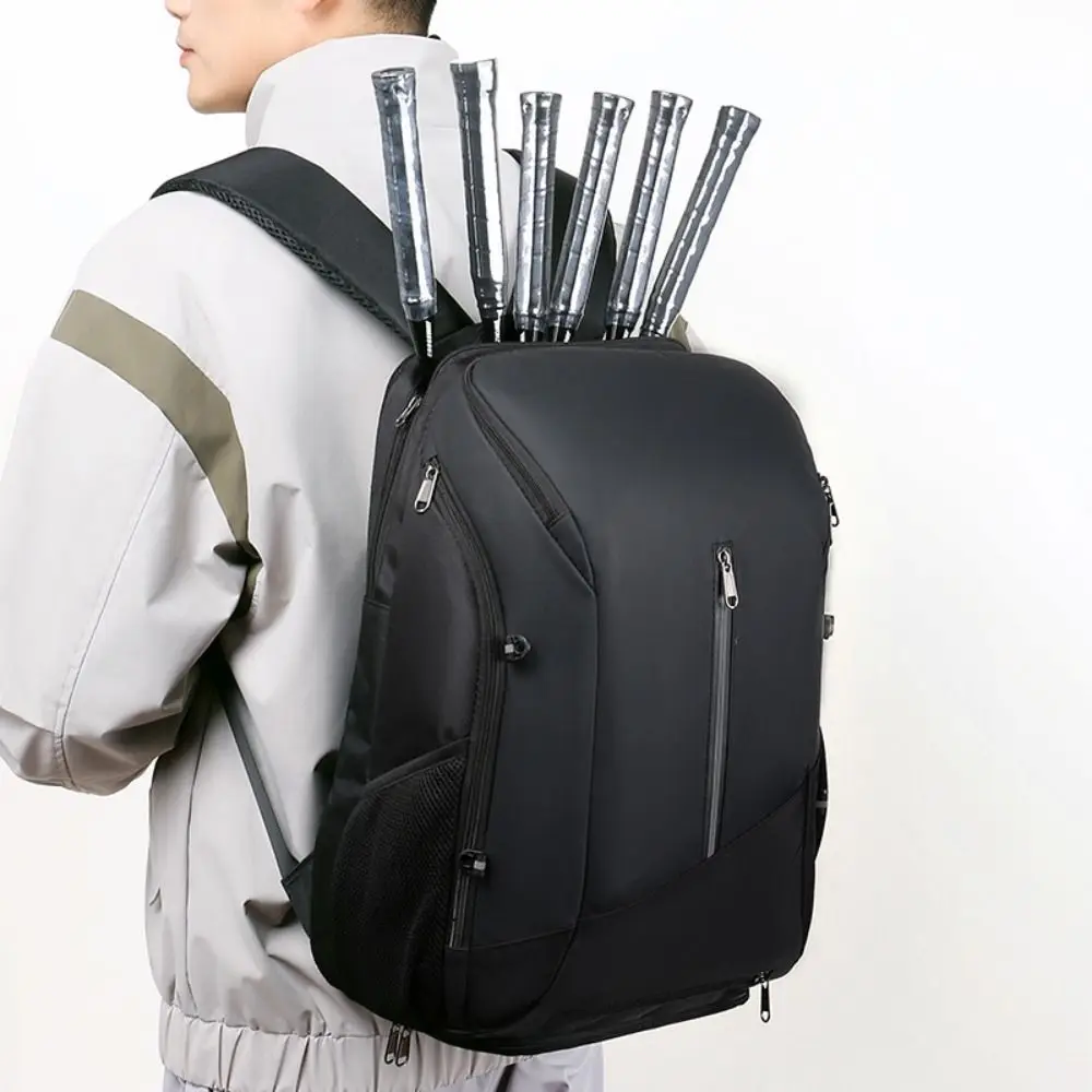 

Waterproof Basketball Student Backpack Large Capacity Zipper Closure Baseball Badminton Bag Organizer with Shoe Compartment