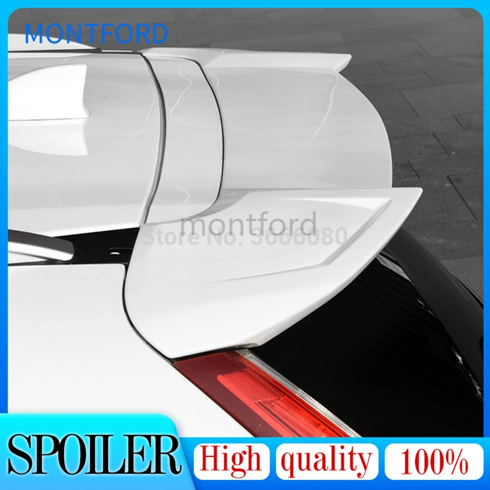 For Honda CRV CR-V 2017 2018 2019 ABS Plastic Unpainted Primer Color Rear Roof Spoiler Trunk Wing Lip Boot Cover Auto Part