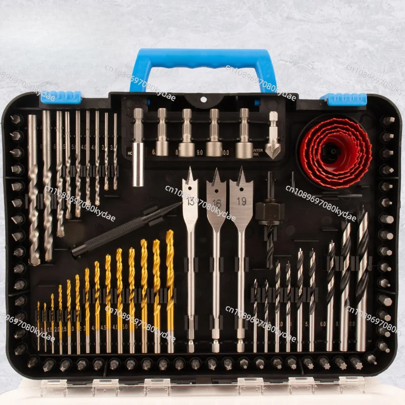 100 Pieces Multi-function Set Impact Driver Bits & Screwdriver Bits Set For Drilling Metal Wood Masonry And Plastic Cement