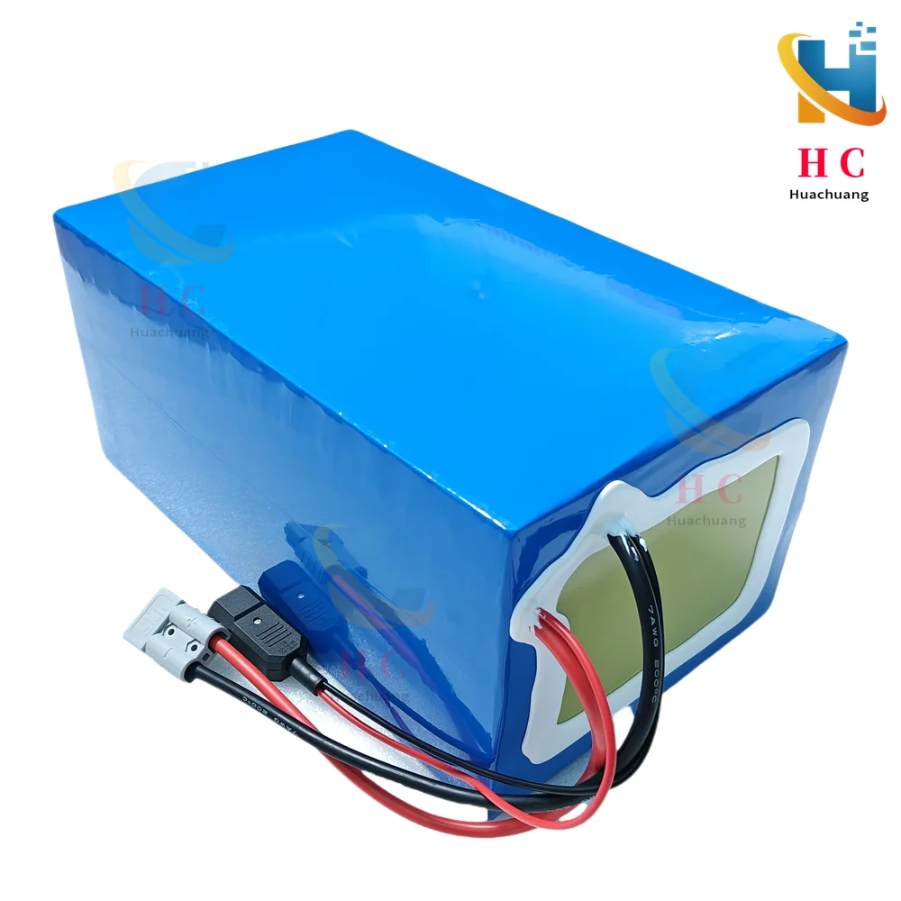 lithium 60v 30ah 25Ah lifepo4 battery with BMS Deep cycle for 2500w 1500w bike scooter Tricycle Go Cart vehicle +5A charger