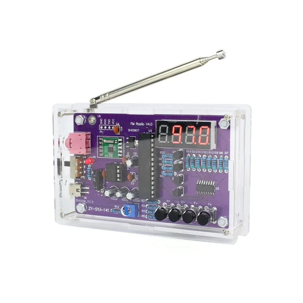 DIY FM Radio Kit 87-108MHz Digital Display RDA5807S Soldering Project