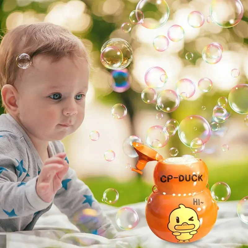 Bubble Maker Cartoon Gourd Light And Sound Musical Bubble Outdoor Toys For Indoor And Outdoor Birthday Party Party Toys