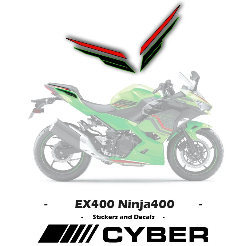 Motorcycle Sticker Body Racing Complete Set of Fairing Shell Sticker Decals For Kawasaki Ninja400 EX400 Ninja-400